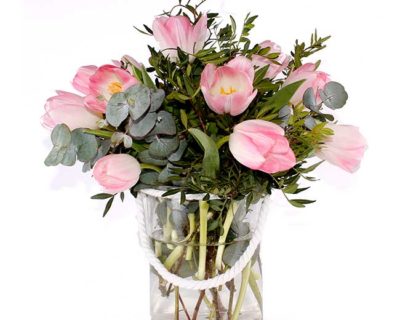 BENDITA INOCENCIA Ramo de tulipanes holandeses · Tienda Online en Alcalá de Henares · Madrid